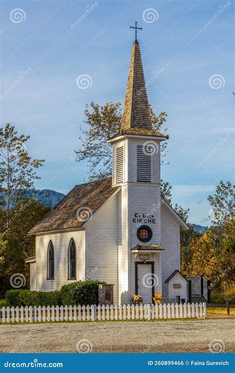 Historic Elbe Evangelical Lutheran Church Stock Photo - Image of mount, serene: 260899466