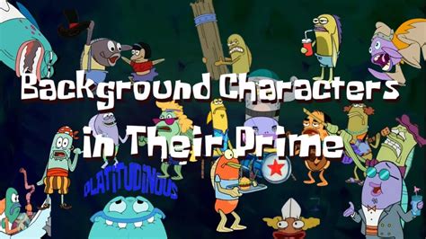 SpongeBob Background Characters out of Context - YouTube