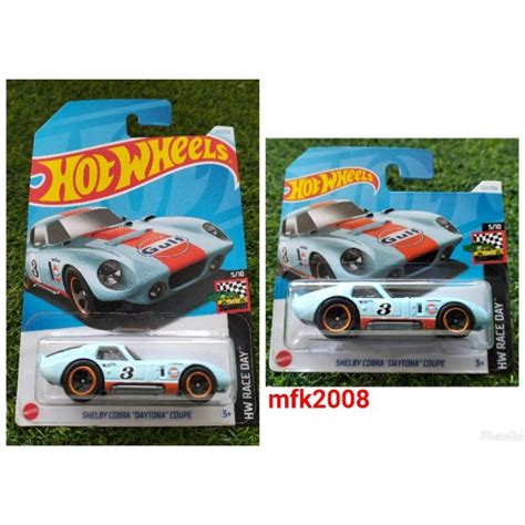HOT WHEELS 2024 SHELBY COBRA DAYTONA COUPE GULF HW RACE TEAM 122 250 ASST Shopee Malaysia