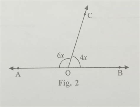 In Figure Aoc And Boc Form A Linear Pair Determine The Measure Of