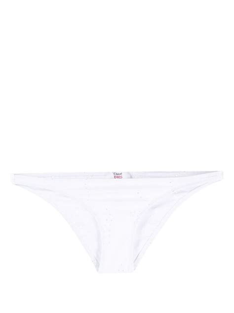 Buy CHLOÉ X ERES Bikini Bottom White At Off Editorialist