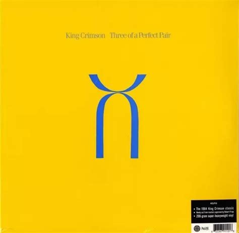 Vinilo King Crimson Three Of A Perfect Pair Nuevo Sellado Cuotas Sin