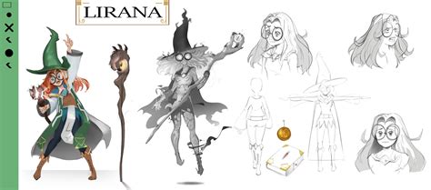 ArtStation - Character Design LIRANA (Leonardia project)