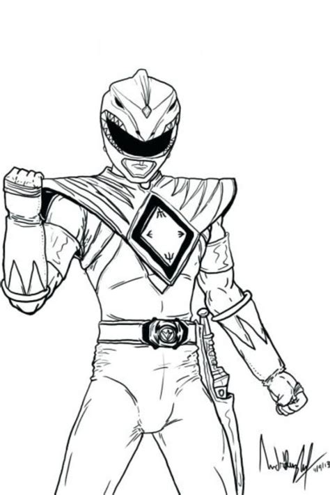 Power Rangers Coloring Page Power Rangers Coloring Page Green Power