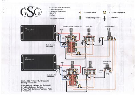 Humbucker Coil Split Switch Wiring