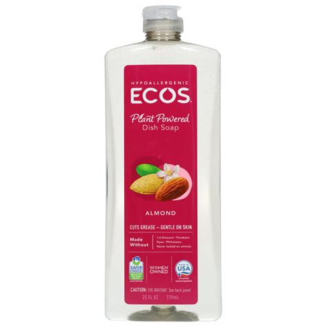 Save On Ecos Plant Powered Almond Scent Liquid Dish Soap Order Online Delivery Stop And Shop