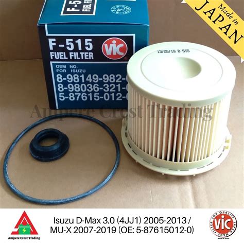 Vic Fuel Filter F Isuzu D Max Jj Tcx Oe