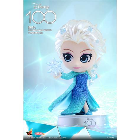 Hot Toys ฟกเกอรของสะสม Cosbaby COSB1071 Elsa Glitter Color Version Cosbaby S Shopee