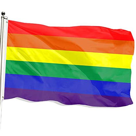 Large Rainbow Progress Pride Flags Lesbian Gay Bis Vicedeal