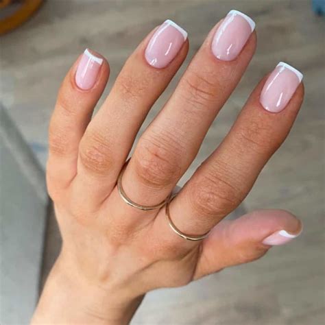 Classy French Short Nails Pictures Photos And Images For Facebook