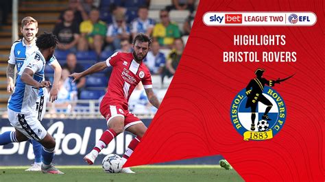 Highlights Bristol Rovers Vs Crawley Town Youtube