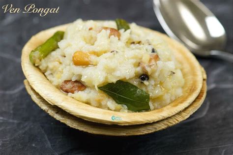 Ven Pongal Khara Pongal How To Make Ghee Ven Pongal Subbus Kitchen