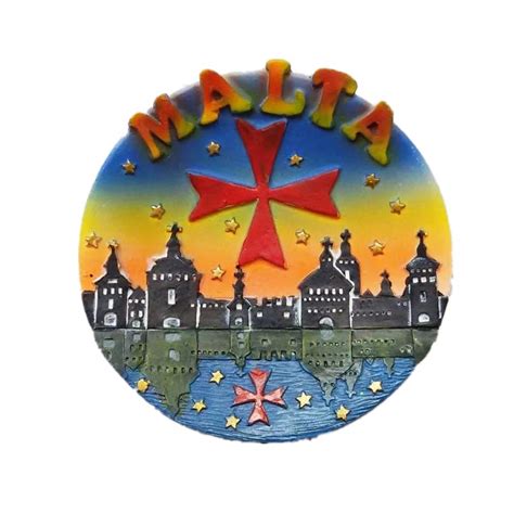 Buy Weekino Malta Fridge Magnet Resin 3D City Trip Travel Souvenir