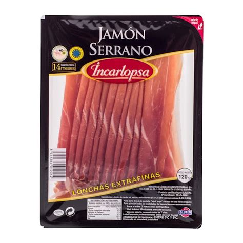 Jam N Serrano Incarlopsa Lonchas Extrafinas Mercadona