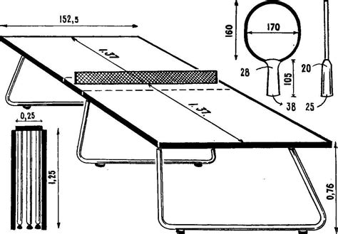 Как сделать теннисный стол: стандартные размеры, из чего собрать ...