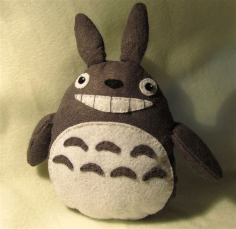 Totoro Plush · A Bear Plushie · Needlework And Sewing On Cut Out Keep