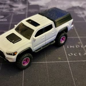 Custom Toyota Tacoma Hot Wheels Overland Trd Off Road Real Riders Swapped Painted Etsy