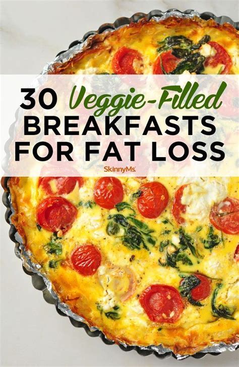 30 Veggie Filled Breakfasts For Fat Loss Low Fat Breakfast Low