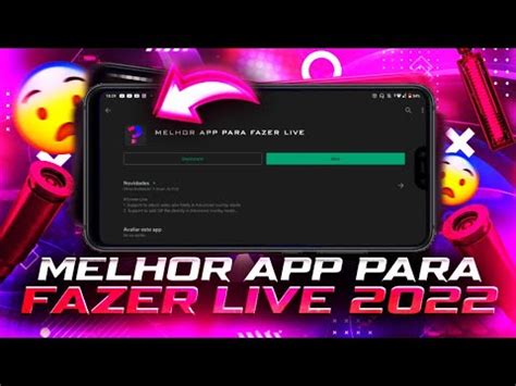 O Melhor App Para Fazer Live No Celular Live No Celular Youtube