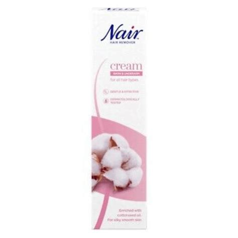 Nair Bikini & Underarm Hair Removal Cream 80ml All Hair Types Cottonseed – UK DIRECT BD