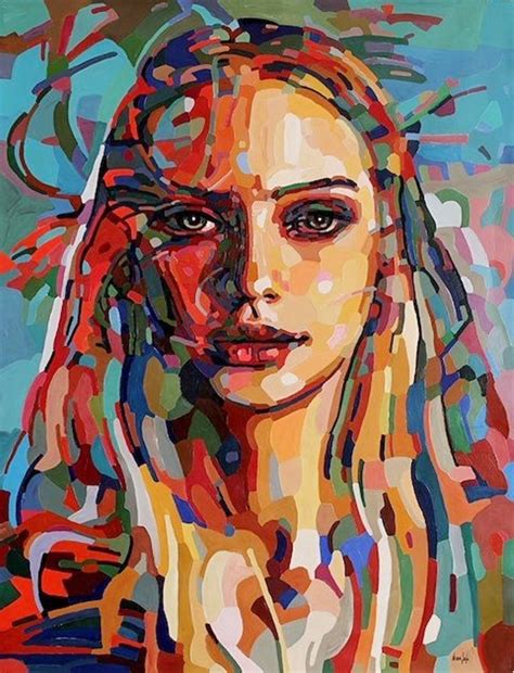 beautiful acrylic portrait paintings ideas greenorc acrylic