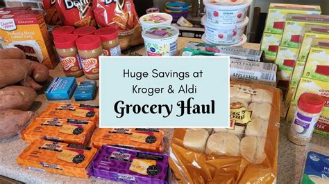 Huge Savings At Kroger And Aldi So Many Deals Weekly Budget