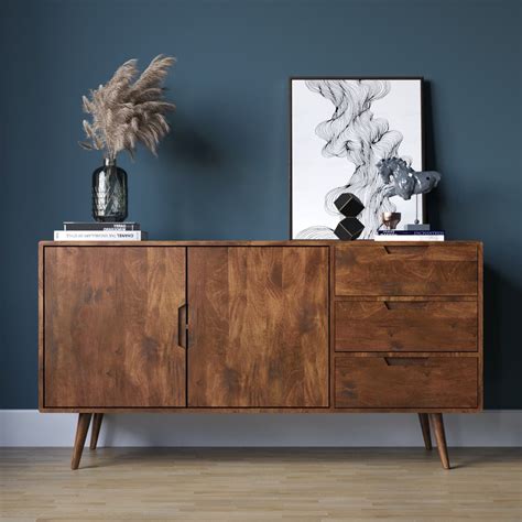 Oslo Honey Mango Large Sideboard Casa Bella Furniture Uk