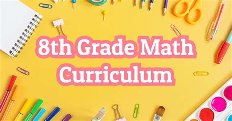 Learn 8th Grade Math Curriculum