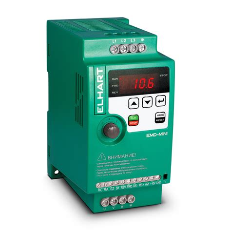 EMD-MINI: преобразователи частоты на 220В и 380В ELHART для асинхронных ...