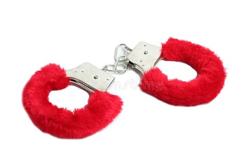 Red Handcuffs And Devil Sex Shop Stock Photo Image Of Symbol Evil