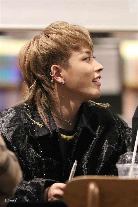 Hongjoong Inspiração Cabelo Cabelo Mullet Cabelo Curto