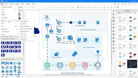 How to Create the Azure Diagram in Visio | Edrawmax Online