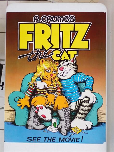 1972 "fritz The Cat" "see The Movie!" By R. Crumb Poster. Auction