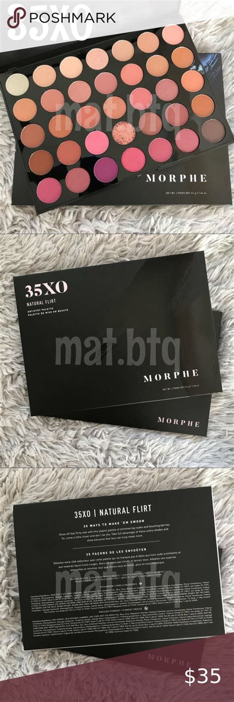 Morphe 35xo Natural Flirt Artistry Palette Morphe Palette Sultry