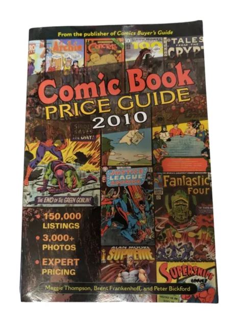 Comic Book Price Guide By Thompson Maggie And Brent Frankenhoff 2010