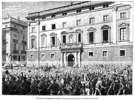 Proclamation Of The First Spanish Republic