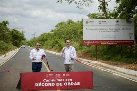 Gobernador Cuitl Huac Garc A Inaugura Y Supervisa Obras Por Mdp