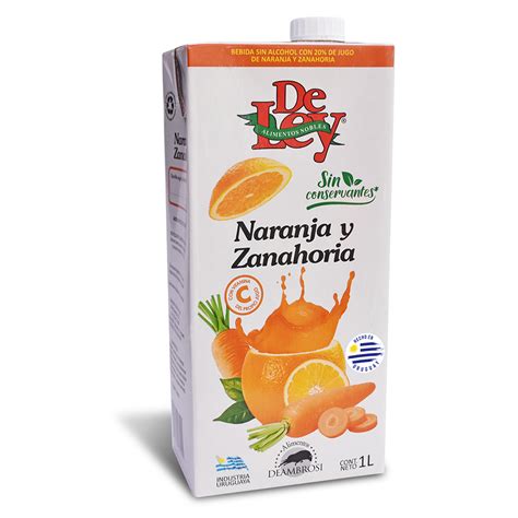 Jugo De Naranja Y Zanahoria Alimentos Deambrosi