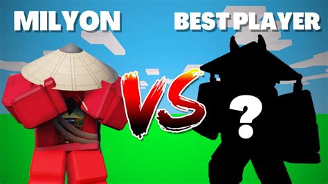 Milyon Vs Best Player In Roblox Bedwars Youtube