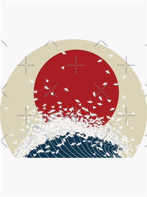 Great Wave Off Kanagawa Sticker For Sale By Jackpop Redbubble