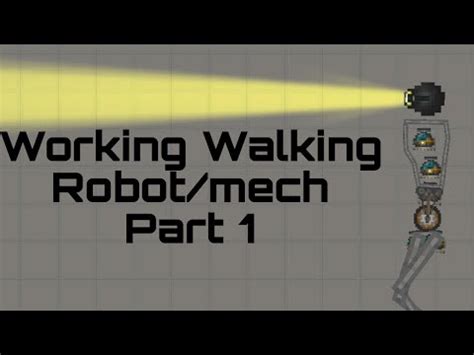 Working Walking Robot Mech In Melon Sandbox YouTube