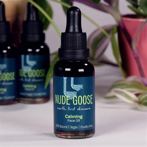 Calming Face Oil Ml Nude Goose Natural Skincare