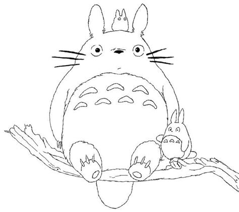 Totoro Coloring Pages - Coloring Home