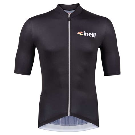 Cinelli Tempo Short Sleeve Jersey Black Bikeinn