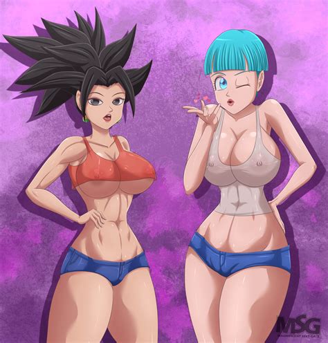 Bulma And Kefla By Magnificentsexygals Hentai Foundry