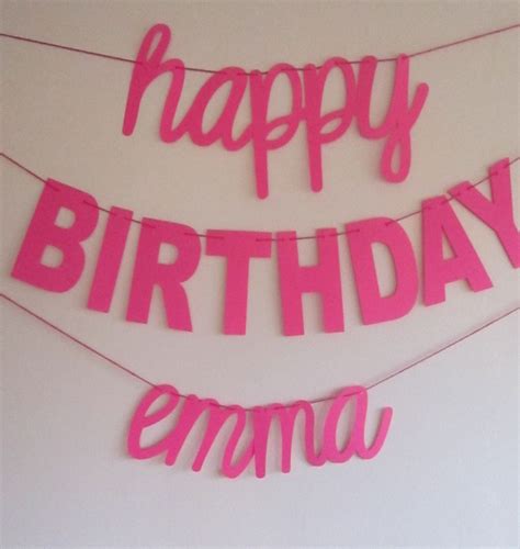 Trendy Birthday Cursive Font Happy Birthday WITH NAME