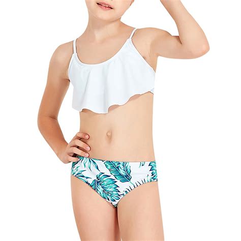 Girl Swimsuit Girls Swimsuit With Shorts Two Piece Bikini Sets Girls