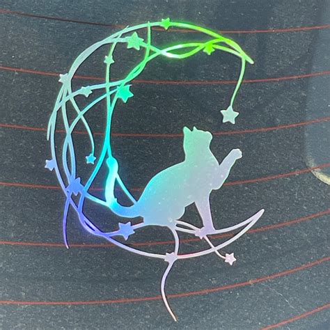 Cat Car Decal Etsy