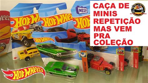 CAÇADA DE MINIS HOT WHEELS SÓ REPETIÇÃO MAS VEM PARA COLEÇÃO ASSIM MESMO YouTube