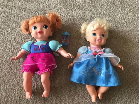 Disney Frozen Baby Elsa & Anna Dolls with Baby Bottle | #1928420873